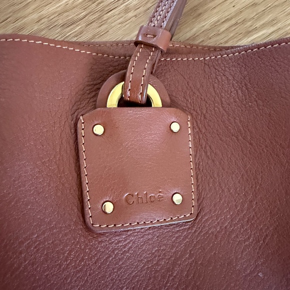 Chloe Vick Medium Tote Bag - Brown Leather - Picture 7 of 7
